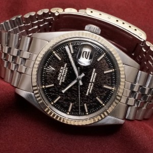 ロレックス デイトジャスト WIDEBOY Ref-1601 Gilt Dial