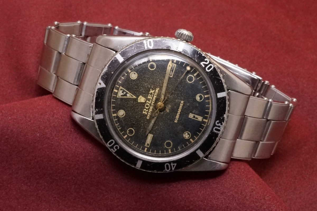 ROLEX ロレックス 5508 サブマリーナ ガードなし 6mmリューズ