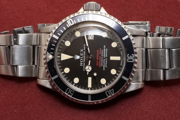 ロレックス DOUBLE RED シードゥエラー Ref-1665 Mark-2 Brown Dial（RS-02／1967年)の詳細写真4枚目