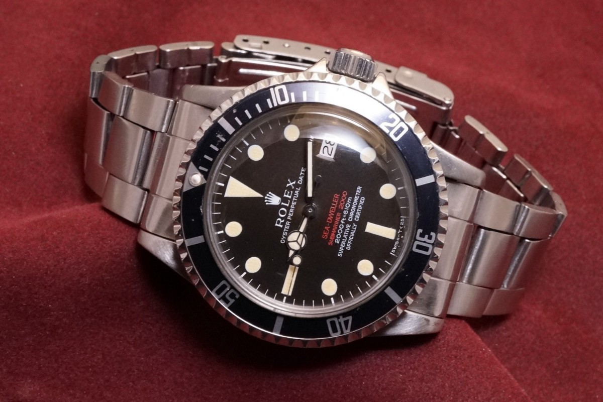 ロレックス DOUBLE RED シードゥエラー Ref-1665 Mark-2 Brown Dial(RS-02/1967年)