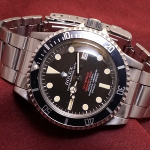 ロレックス DOUBLE RED シードゥエラー Ref-1665 Mark-2 Brown Dial
