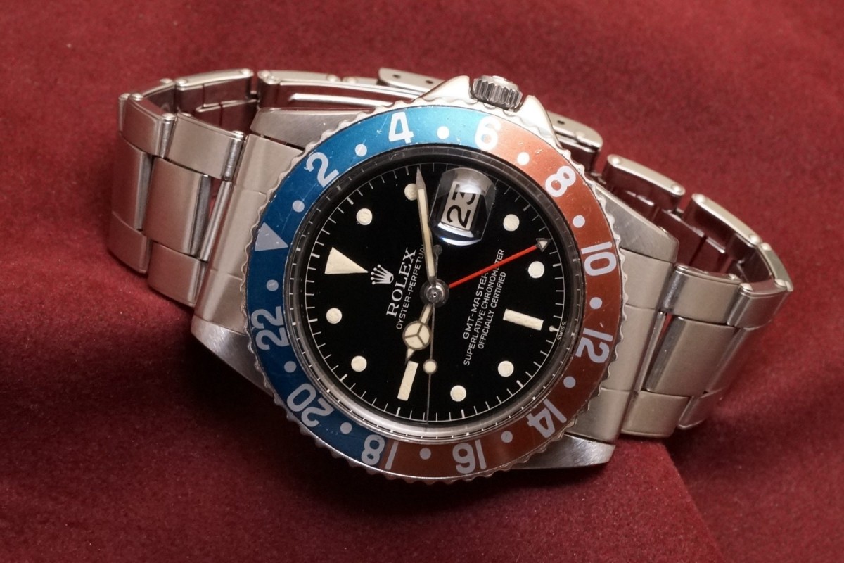ロレックス GMTマスター Ref-1675 Chapterring Gilt Glossy Dial
