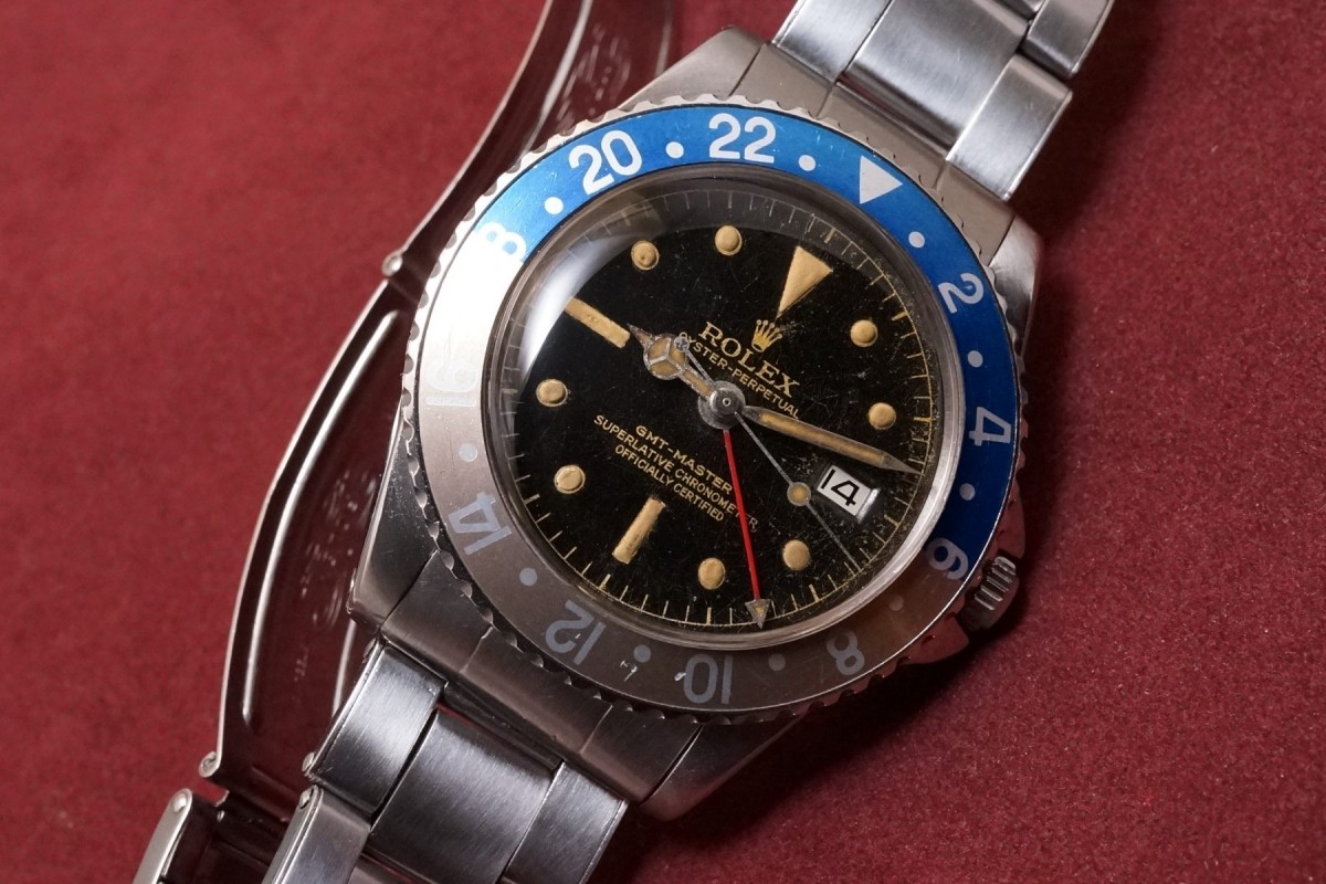 ロレックス GMTマスター Ref-1675 Chapterring Gilt/Gloss Dial（RS-24／1960年) ロレックス  GMTマスター VINTAGE WATCH LIBERTAS:リベルタス