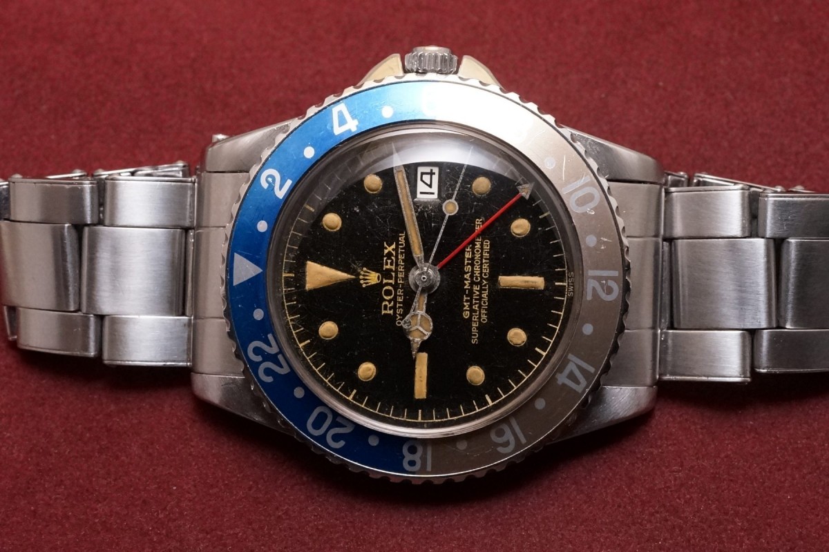 ロレックス GMTマスター Ref-1675 Chapterring Gilt/Gloss Dial（RS-24／1960年) ロレックス  GMTマスター VINTAGE WATCH LIBERTAS:リベルタス