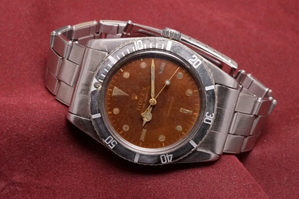 ロレックス サブマリーナ Ref-6536/1 Tropical Brown（RS-138／1958年)の詳細写真1枚目