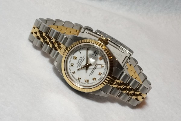 レディース ロレックス 69173 Roman White Dial（LR-49／1989年)の詳細写真1枚目