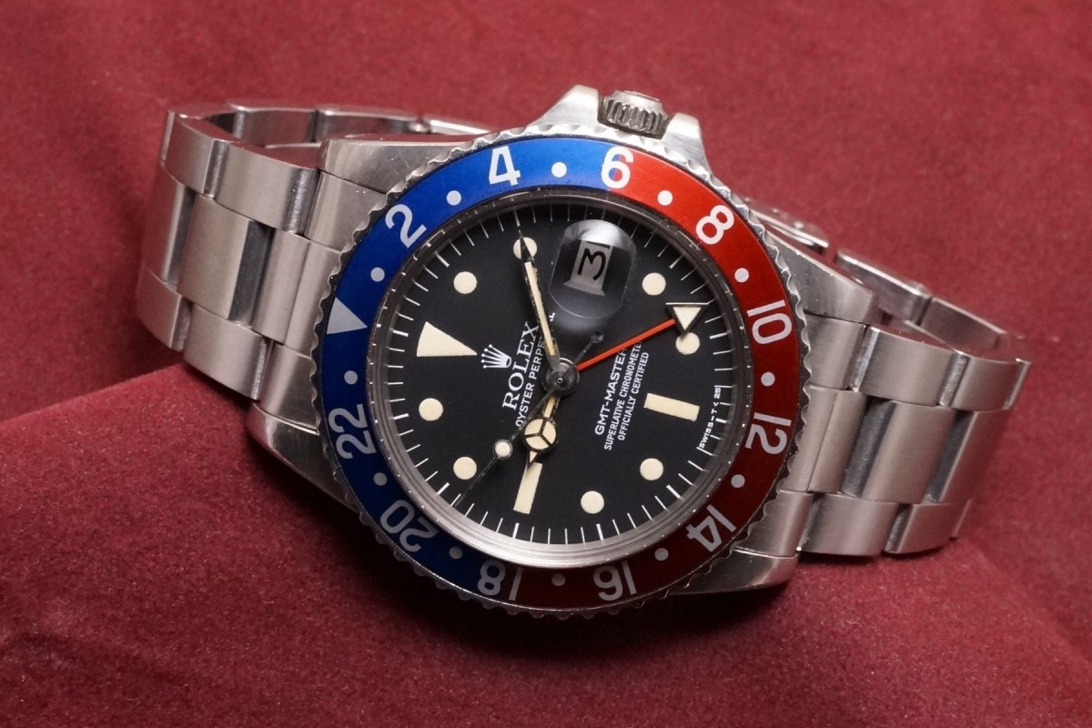 ロレックス GMTマスター Ref-1675 Mark-3 Radial Dial(RS-145/1977年)