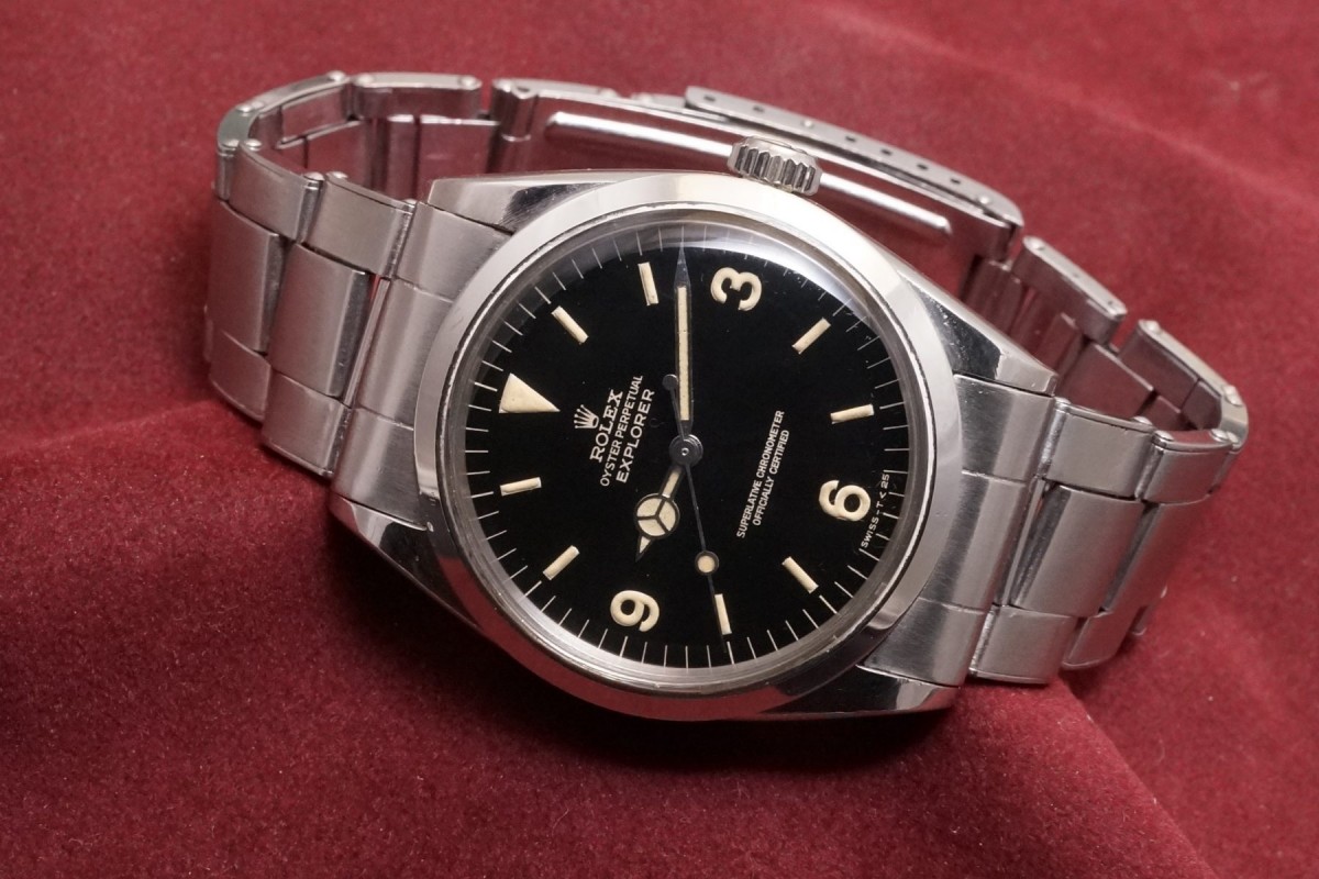 ロレックス EXPLORER Ref-1016 Glossy Gilt Dial(RS-141/1966年)