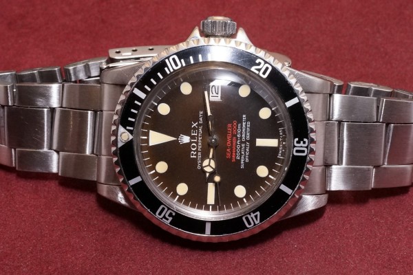 ロレックス DOUBLE RED シードゥエラー Ref-1665 Mark-2 Brown Dial（RS-146／1967年)の詳細写真4枚目