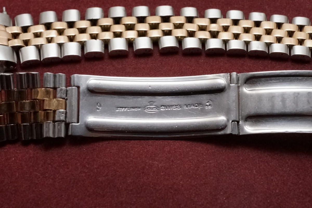 ロレックス デイトジャスト Ref-6305-1 Double Red Big バブルバック 