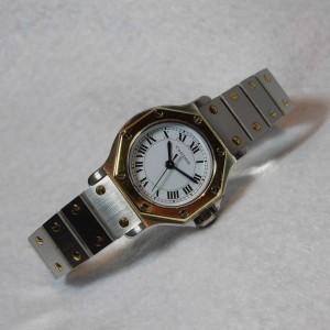 レディース カルティエ SANTOS OCTAGON YG/SS