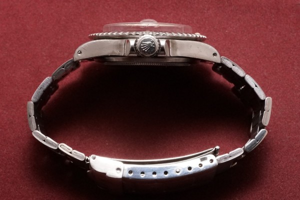 ロレックス  赤サブマリーナ Ref-1680 Mark-2 Brown Dial（RS-159／1969年)の詳細写真5枚目