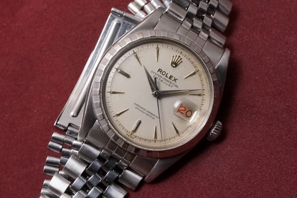 ロレックス デイトジャスト Ref-6605 SS-Bezel（RO-158／1959年)の詳細写真3枚目