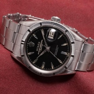 ロレックス  OYSTER PERPETUAL DATE Ref-6535 Gilt/Gloss Dial