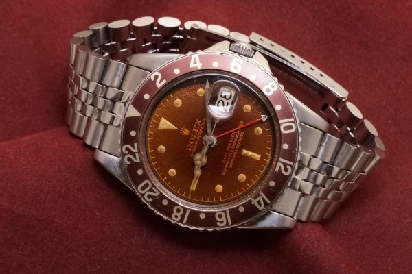 ロレックス GMTマスター Ref-1675 Chapterring Tropical Dial（RS-68／1960年)の詳細写真1枚目