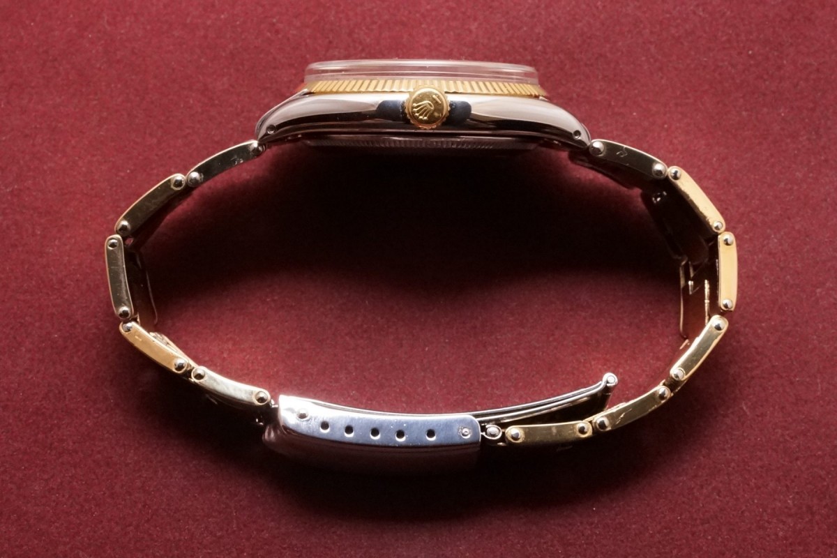 ロレックス OYSTER PERPETUAL Ref-6567 YGxSS Honeycomb Dial