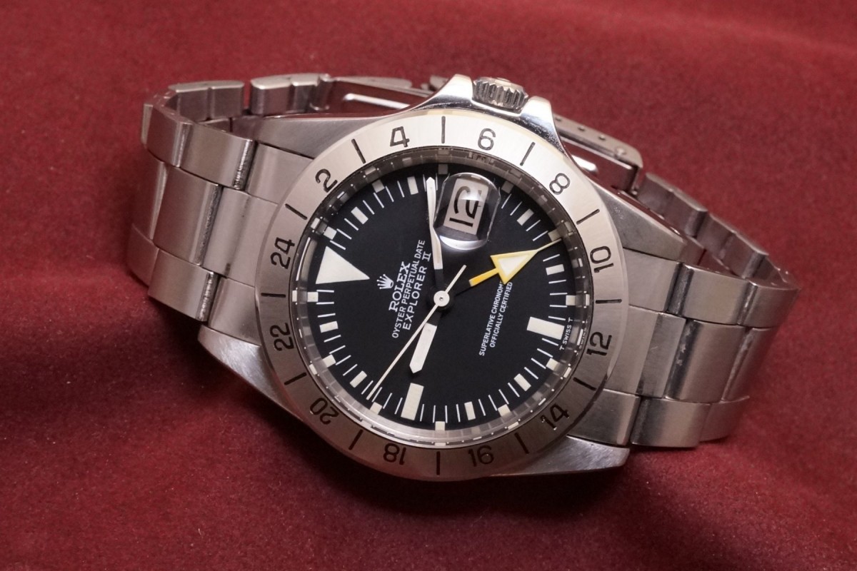 ロレックス EXPLORERⅡ Ref-1655 Mark-1 Dial&Bezel(RS-207/1971年)