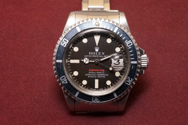 ロレックス  赤サブマリーナ Ref-1680 Mark-2 Brown Dial（RS-159／1969年)の詳細写真2枚目