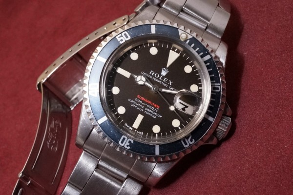 ロレックス  赤サブマリーナ Ref-1680 Mark-2 Brown Dial（RS-159／1969年)の詳細写真3枚目