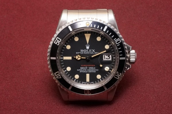 ロレックス 赤サブマリーナ Ref-1680 Mark-5（RS-164／1971年)の詳細写真2枚目
