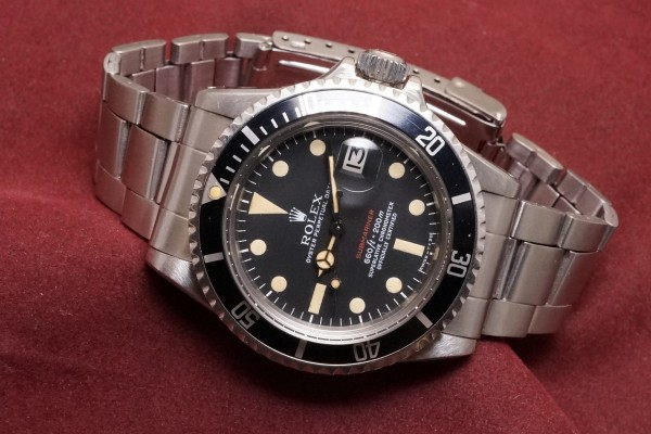 ロレックス 赤サブマリーナ Ref-1680 Mark-5（RS-164／1971年)の詳細写真1枚目