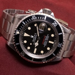 ロレックス 赤サブマリーナ Ref-1680 Mark-1