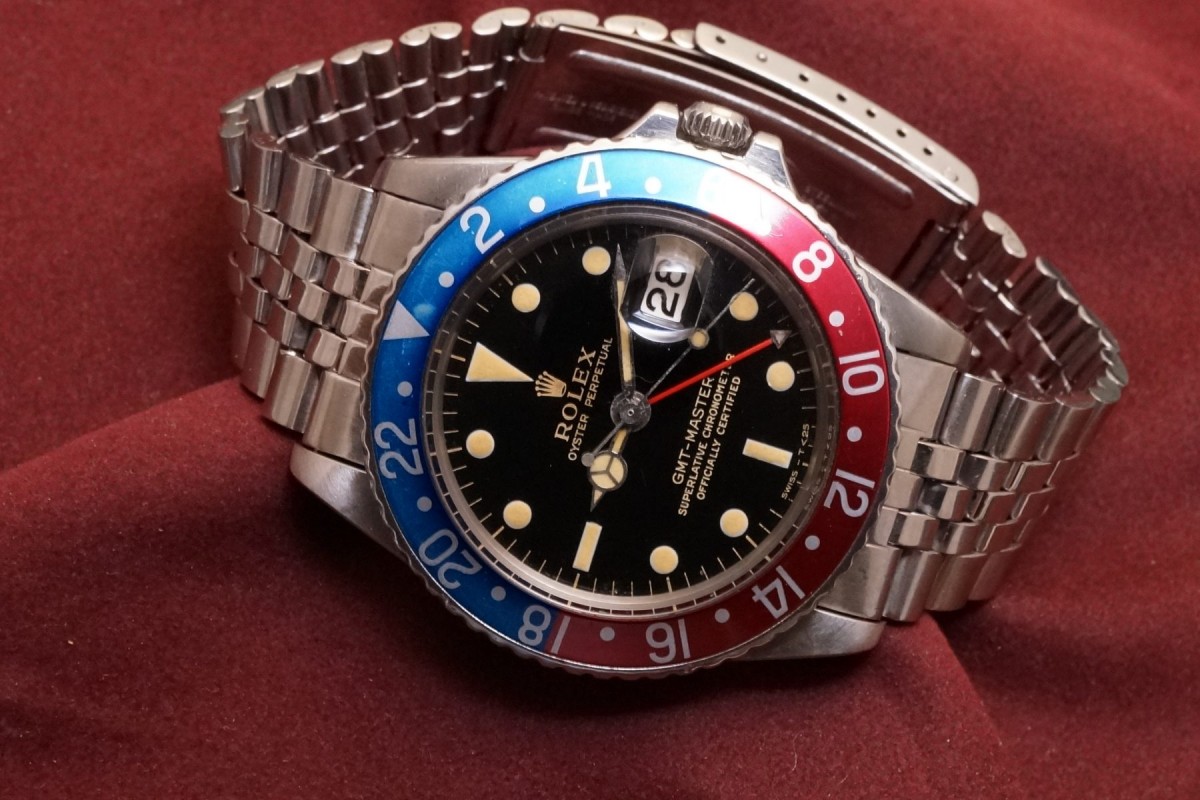 ロレックス GMTマスター Ref-1675 Gilt/Gloss Dial(RS-166/1966年)
