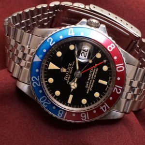 ロレックス GMTマスター Ref-1675 Gilt/Gloss Dial