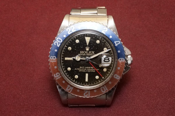 ロレックス GMTマスター Ref-1675 Chapterring Gilt Dial（RS-167／1960年)の詳細写真2枚目