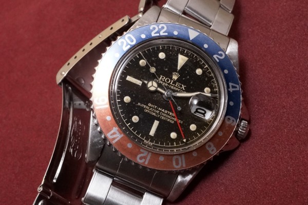 ロレックス GMTマスター Ref-1675 Chapterring Gilt Dial（RS-167／1960年)の詳細写真3枚目
