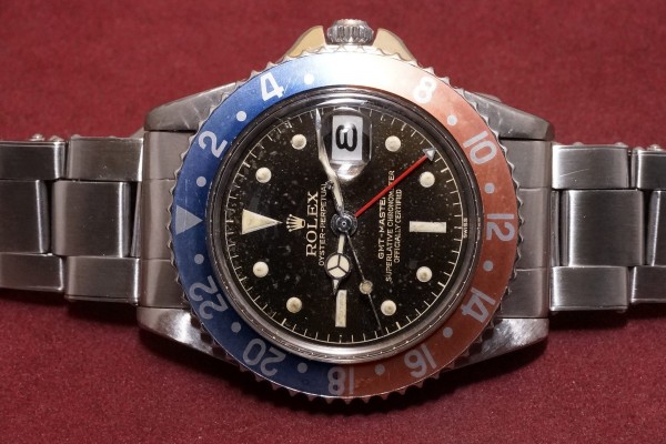 ロレックス GMTマスター Ref-1675 Chapterring Gilt Dial（RS-167／1960年)の詳細写真4枚目