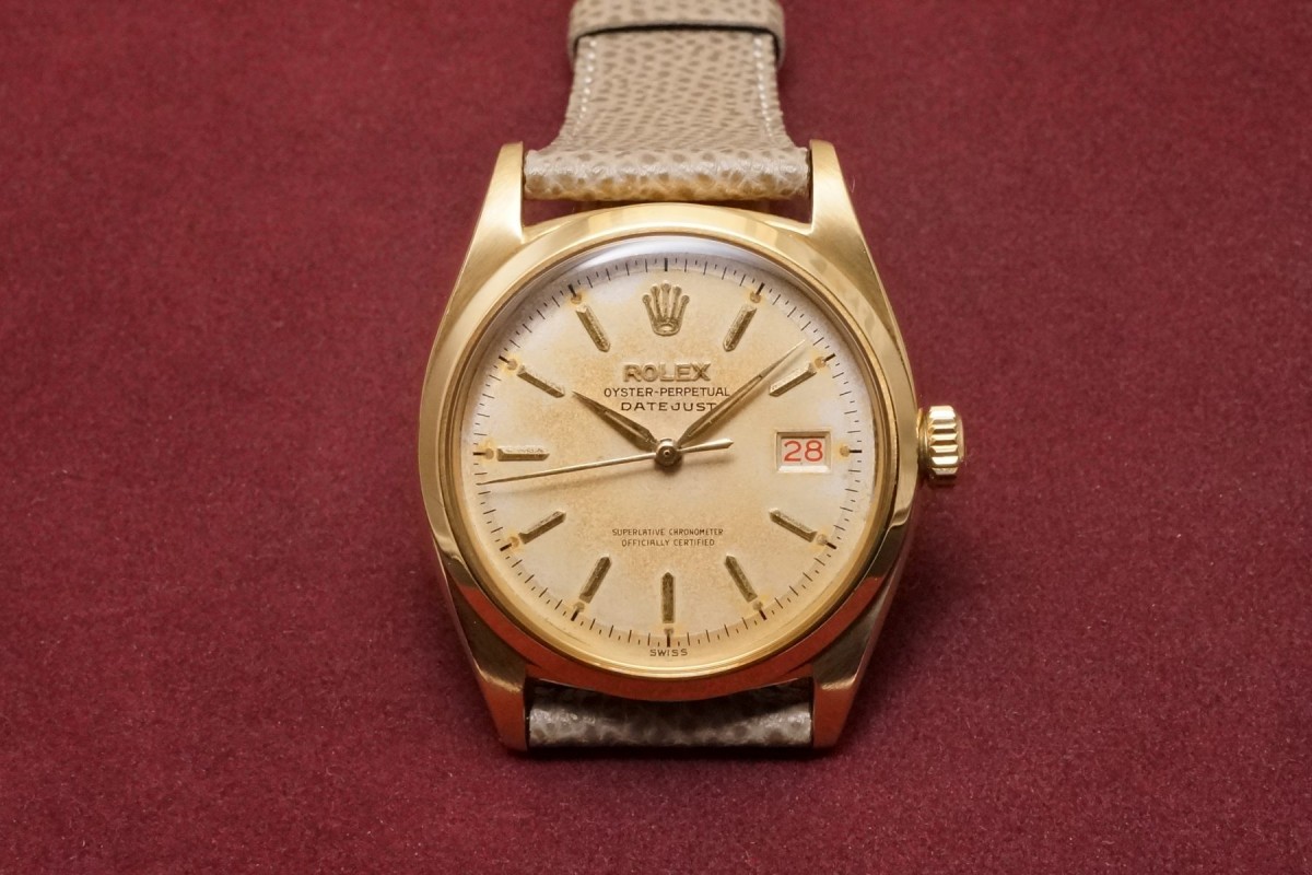 ロレックス デイトジャスト Ref-6604 18KYG（RO-166／1959年