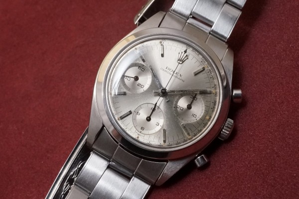 ロレックス クロノグラフ Ref-6238 Pre-デイトナ Grey Dial（RS-169／1964年)の詳細写真3枚目