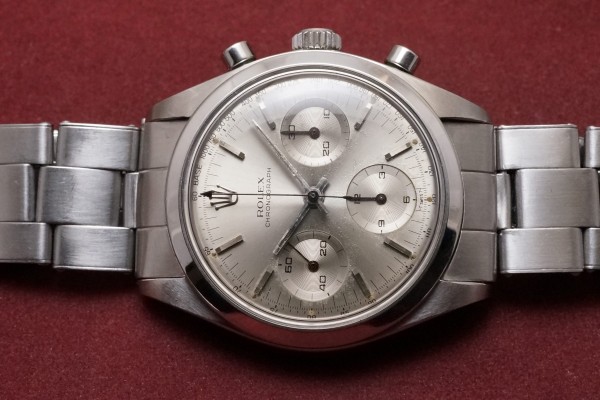 ロレックス クロノグラフ Ref-6238 Pre-デイトナ Grey Dial（RS-169／1964年)の詳細写真4枚目