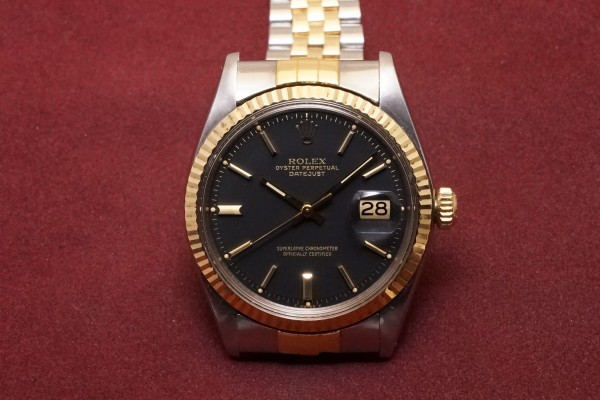 ロレックス DATEJAST Ref-1601/3 SS×YG Black Dial（RO-171／1975年)の詳細写真2枚目