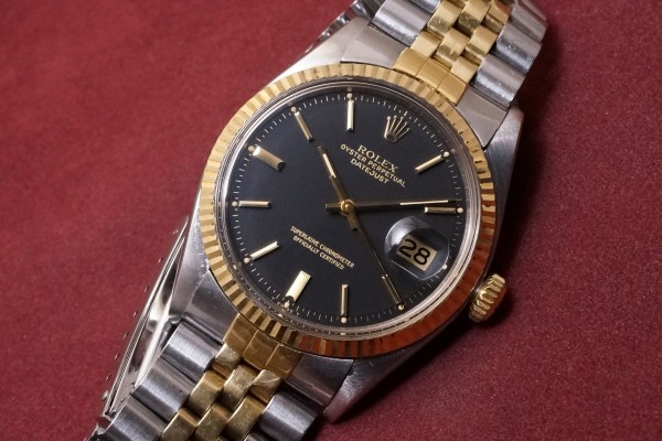 ロレックス DATEJAST Ref-1601/3 SS×YG Black Dial（RO-171／1975年)の詳細写真3枚目