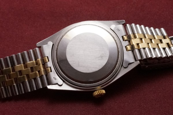 ロレックス DATEJAST Ref-1601/3 SS×YG Black Dial（RO-171／1975年)の詳細写真6枚目