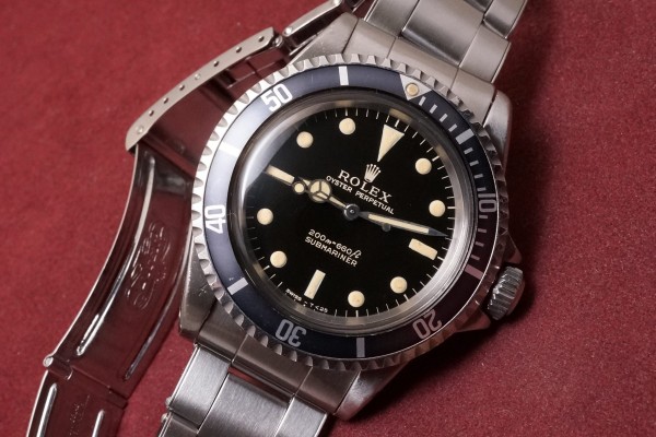 ロレックス サブマリーナ Ref-5513 Gilt/Gloss Dial With Japan Guarantee & Box（RS-173／1965年)の詳細写真3枚目