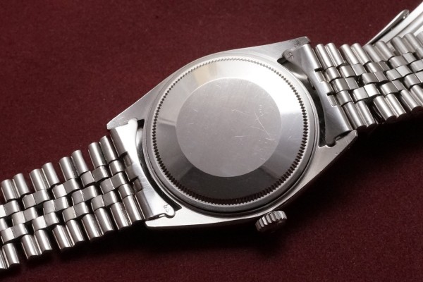 ロレックス デイトジャスト Ref-1600 Wide Boy Blue Dial Rare!（RO-176／1971年)の詳細写真6枚目