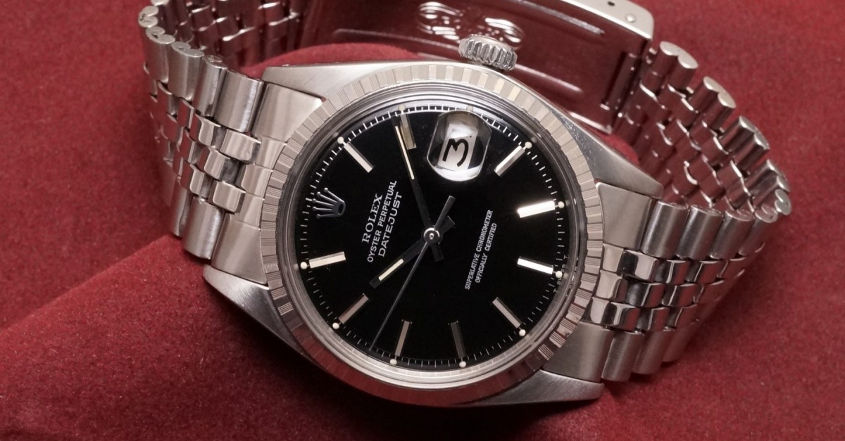 ロレックス デイトジャスト Ref-1603 Black Mirror Dial（RO-180
