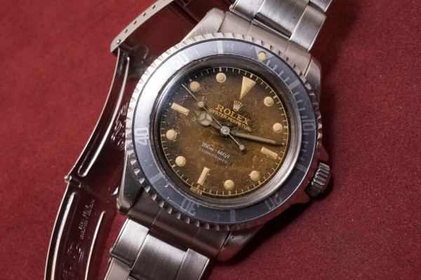 ロレックス サブマリーナ Ref-5513 Chapterring Tropical Dial（RS-181／1963年)の詳細写真3枚目