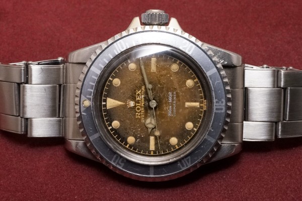 ロレックス サブマリーナ Ref-5513 Chapterring Tropical Dial（RS-181／1963年)の詳細写真4枚目