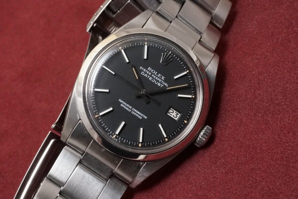 ロレックス デイトジャスト Ref-1600 Black Dial（RO-182／1971年)の詳細写真3枚目