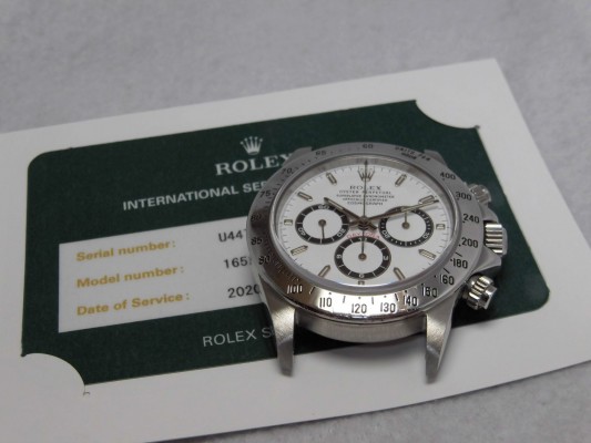 ロレックス デイトナ Ref-16520 Mark-6 White Dial Sir-U（RD-10／1998年)の詳細写真4枚目