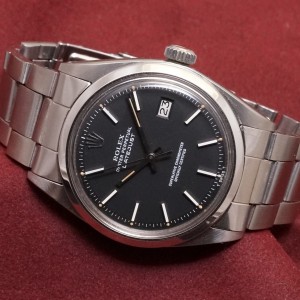ロレックス デイトジャスト Ref-1600 Black Dial
