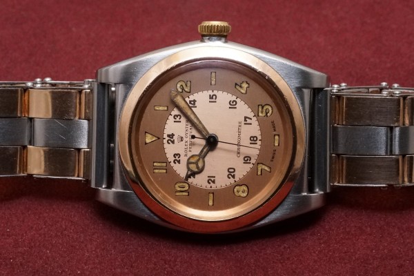 ロレックス バブルバック Ref-3133 Semi Unique Dial（RO-189／1940s