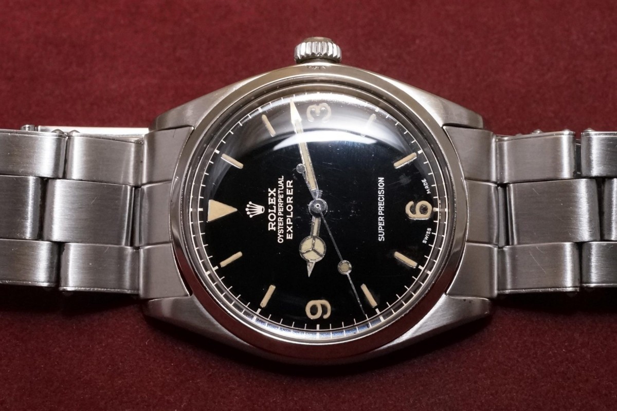 ロレックス ROLEX ”ミラーダイヤル” エクスプローラー Ref-5500