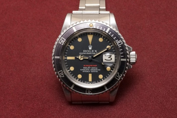 ロレックス 赤サブマリーナ Ref-1680 Mark-4 Patina Dial（RS-190／1970年)の詳細写真2枚目