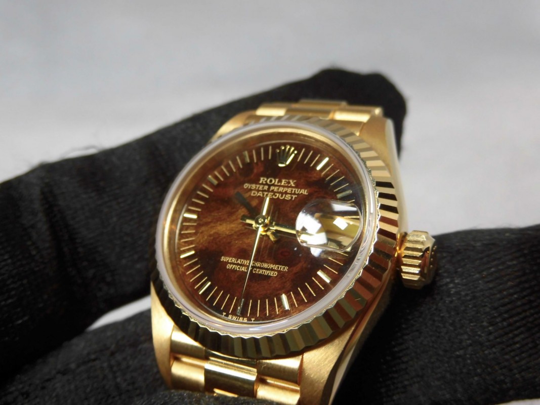 レディース ロレックス 69178 Walnut Dial 18KYG(LR-63/1985年 レディース ロレックス 69178 Walnut Dial 18KYG(LR-63/1985年