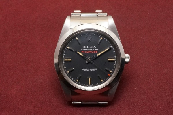 ロレックス MILGAUSS Ref-1019 Black Dial（RO-195／1967年)の詳細写真2枚目